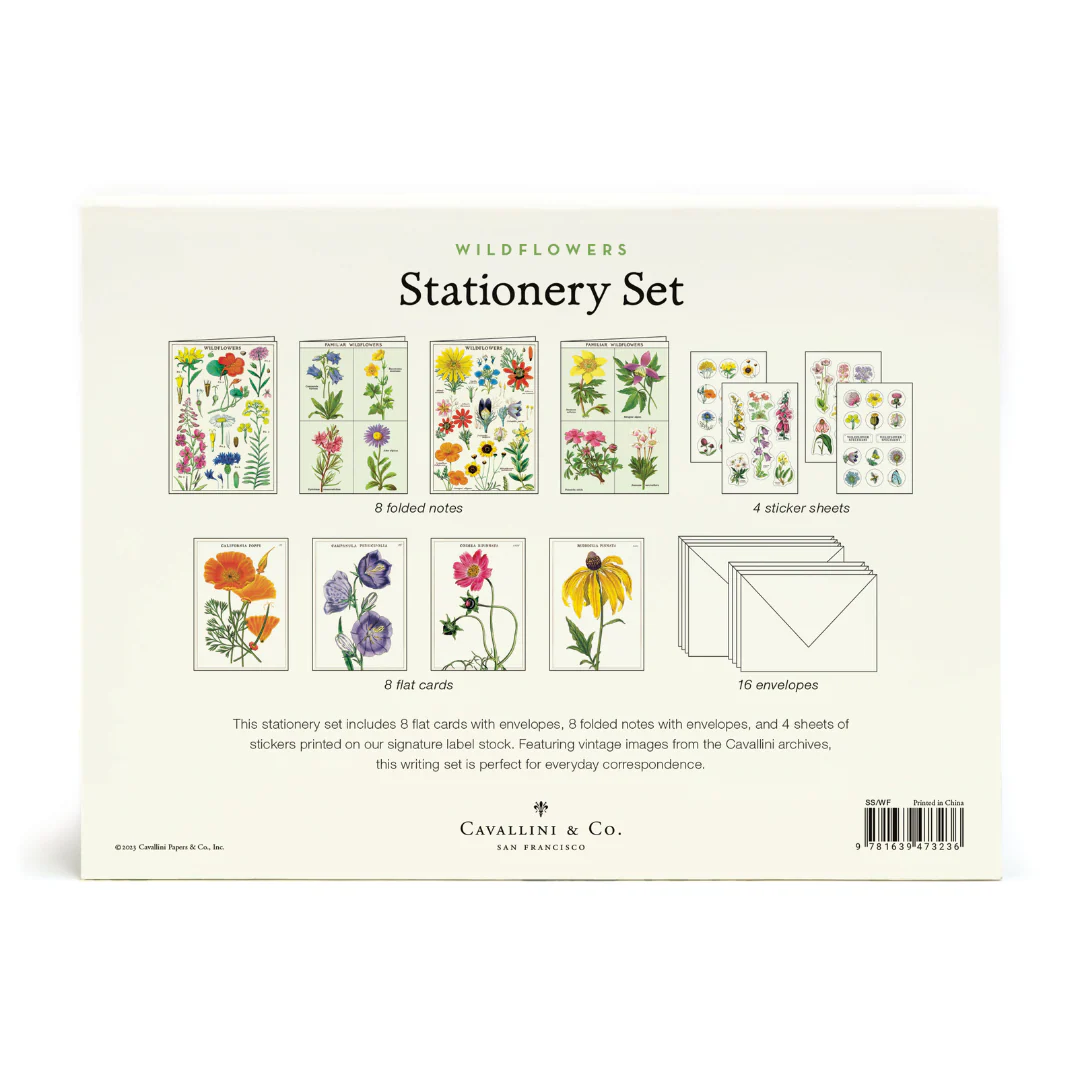 Cavallini & Co. Stationery Set - Wildflowers - Image 3