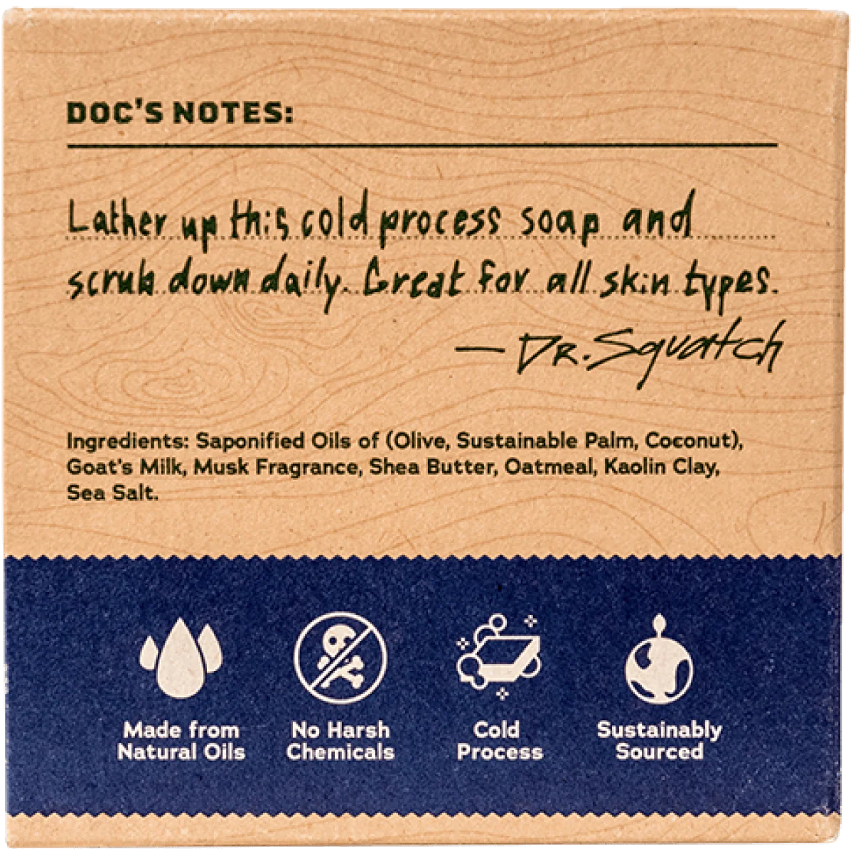 Dr. Squatch Bar Soap - Deep Sea Goats Milk - Image 4