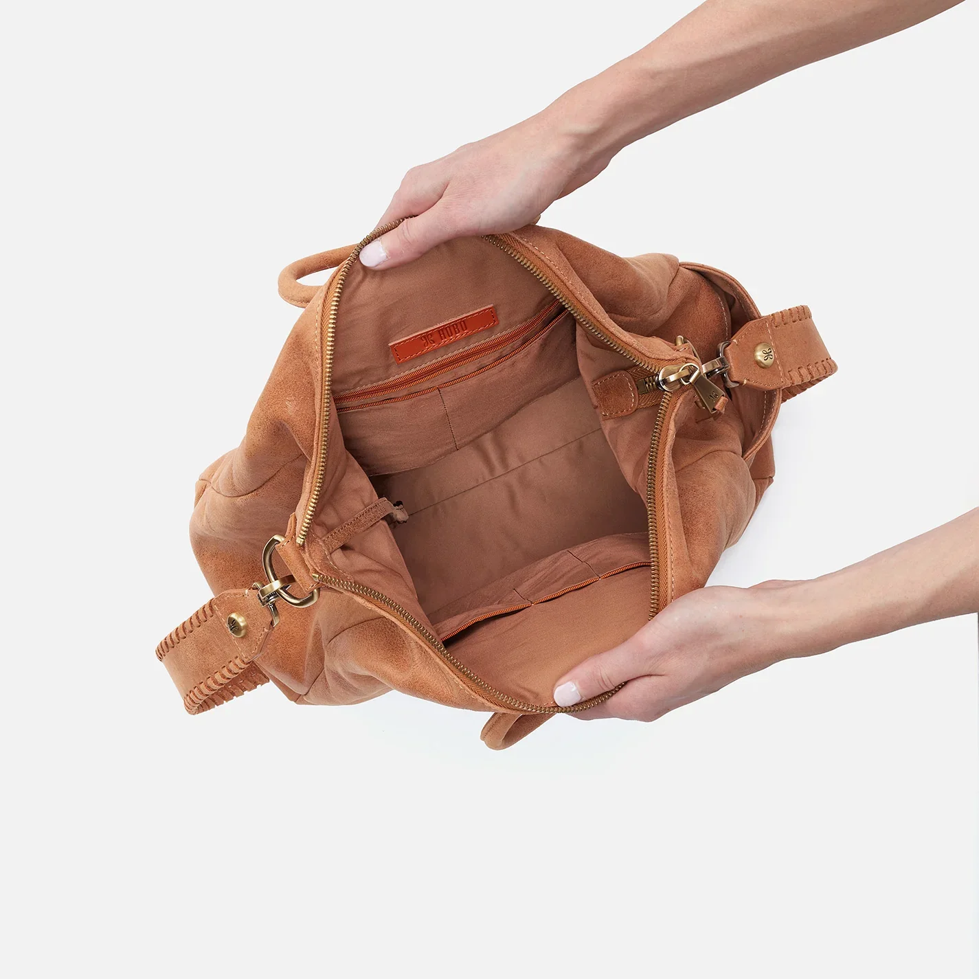 Hobo Sheila Large Satchel - Whiskey - Image 3