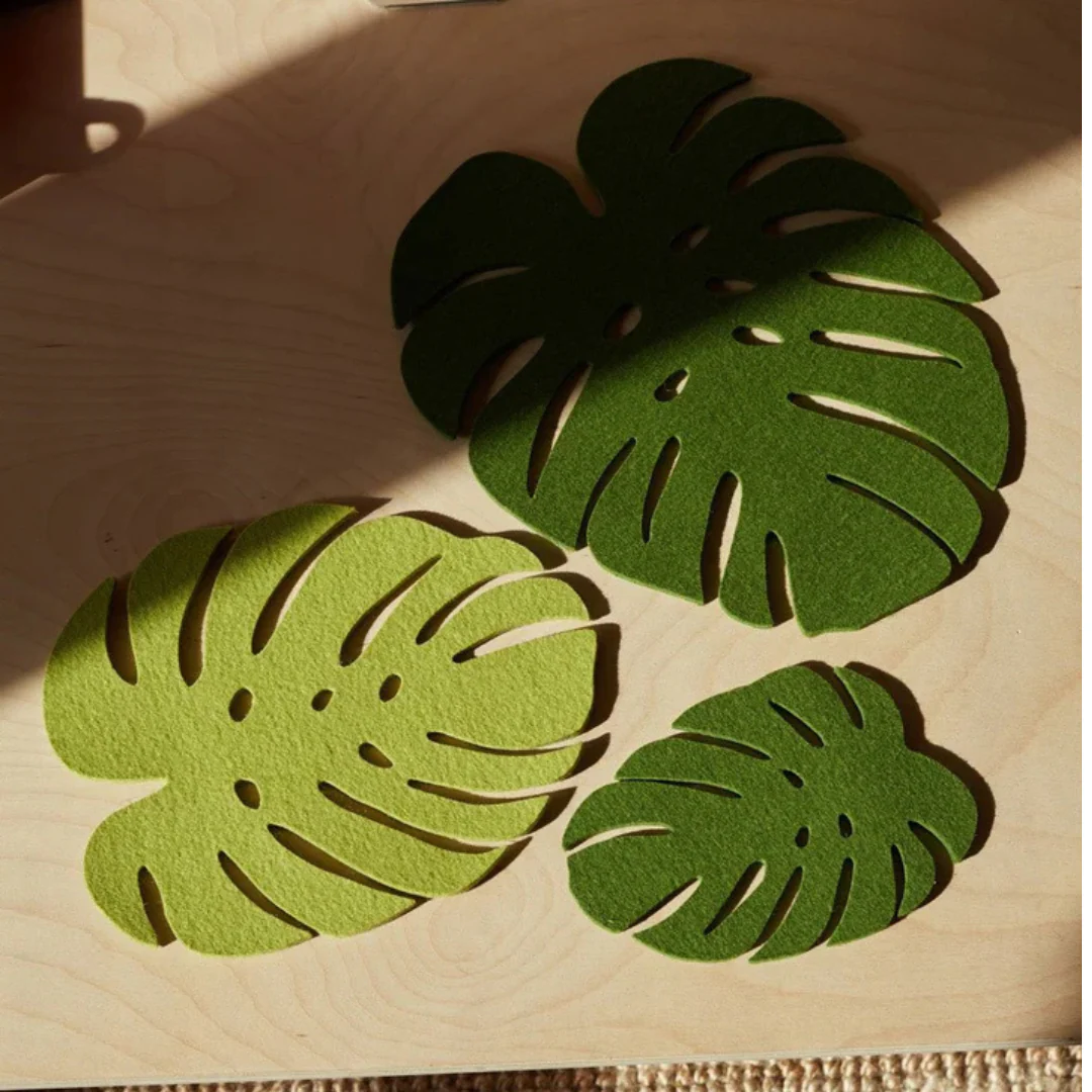Monstera Leaf Trivet- Loden Green - Image 4