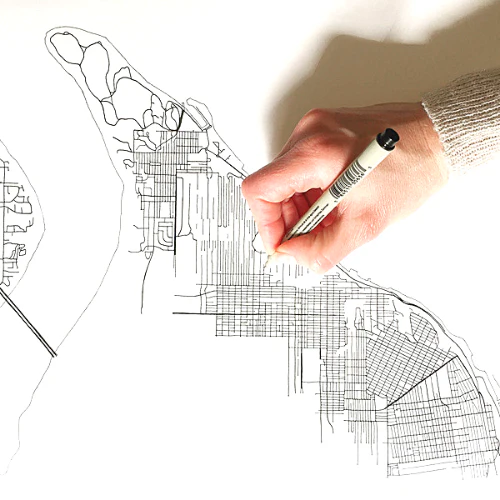 Turn of the Centuries - Tacoma City Lines Map - Image 3